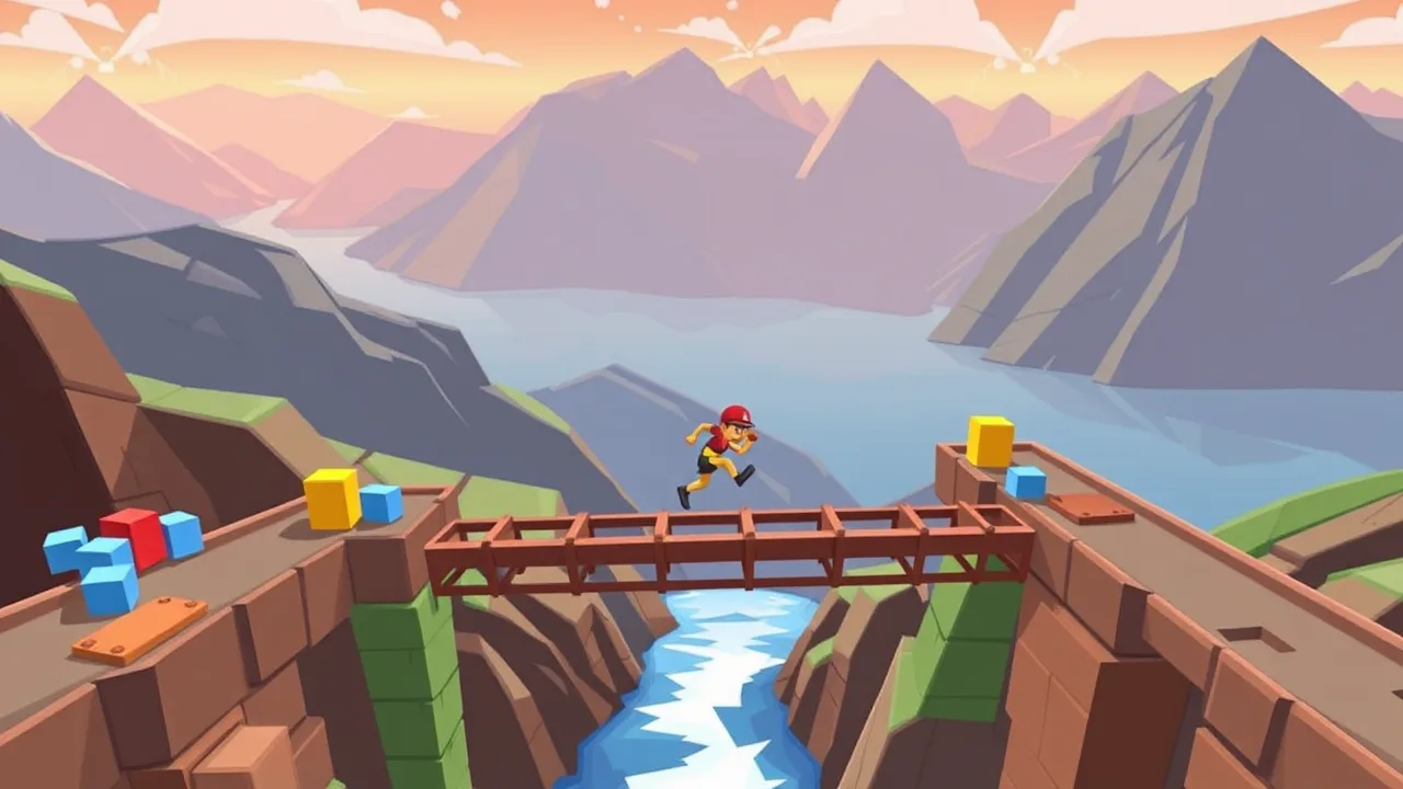 Play Bridge Race Unblocked Online image