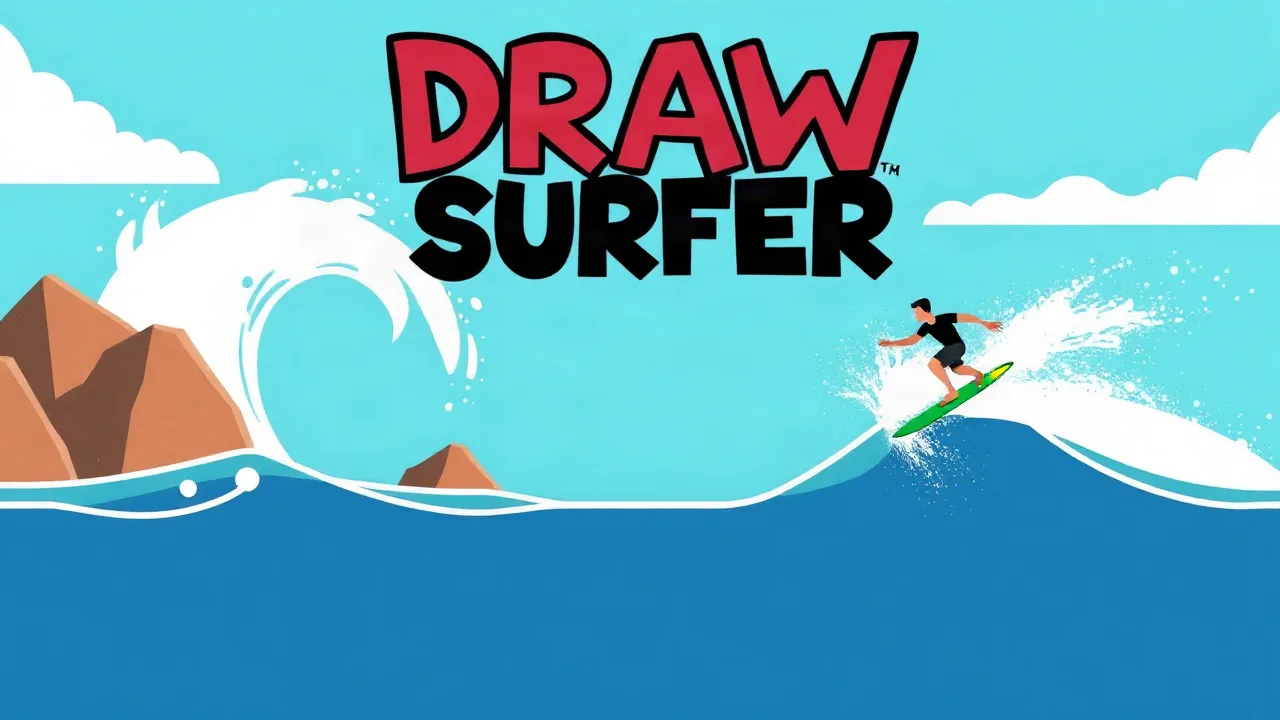 Ride the Waves in Draw Surfer image