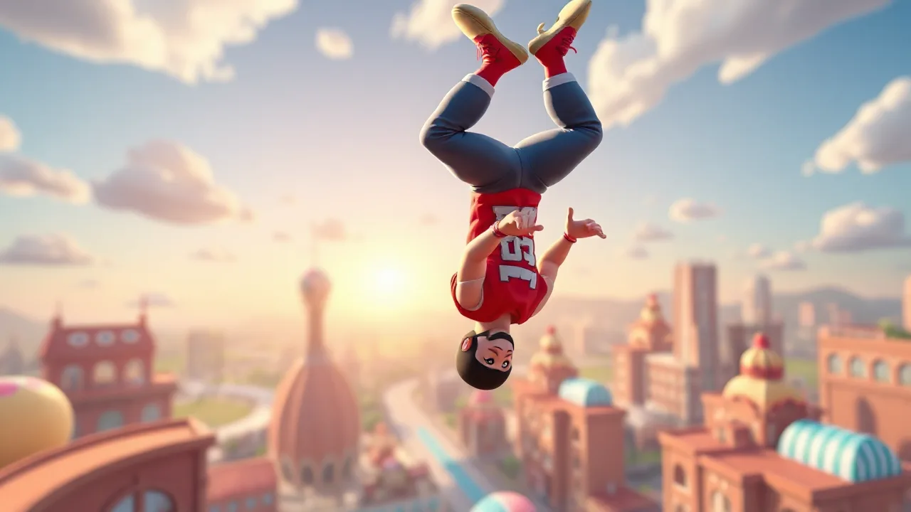Mastering the Best Stunts in crazy flips 3d unblocked image