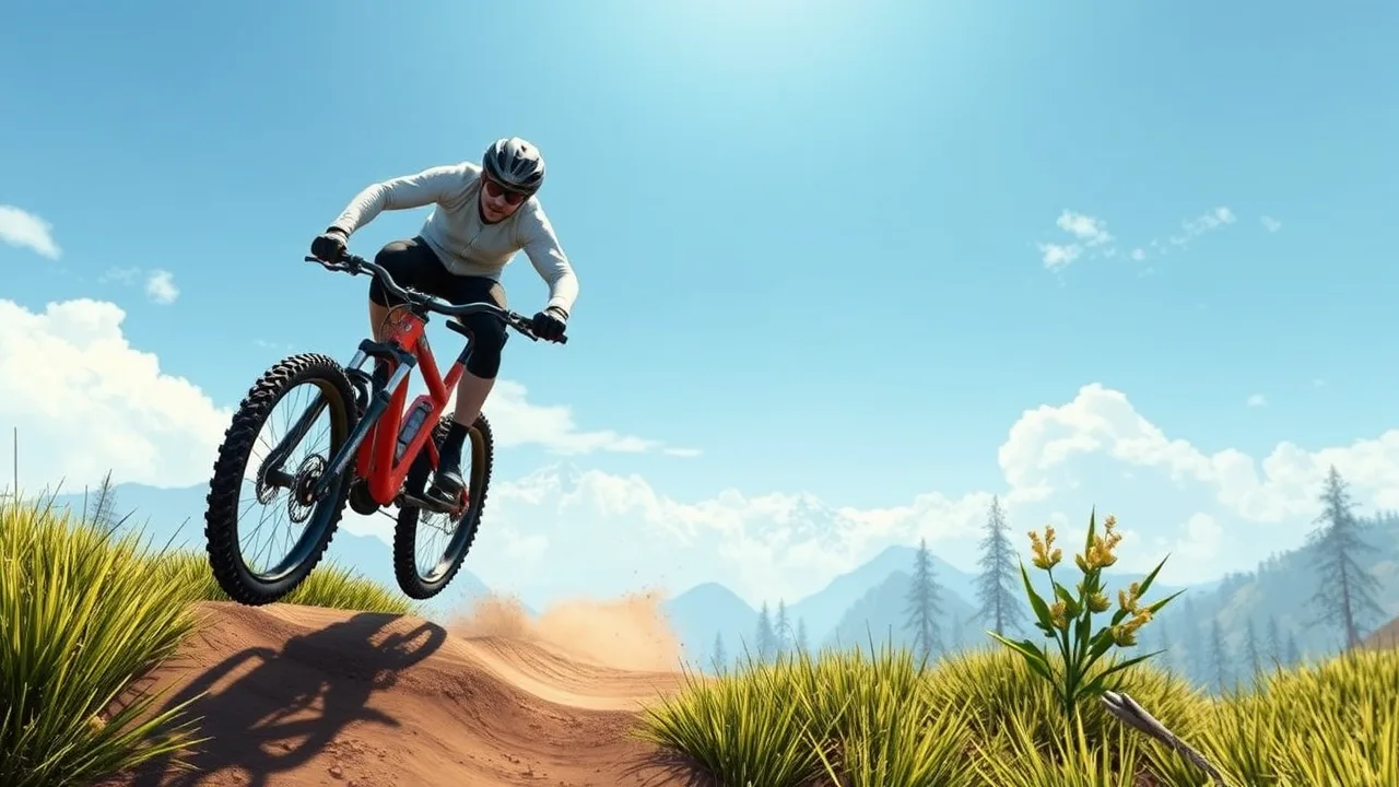 Mastering the Trails in mtb unblocked games image