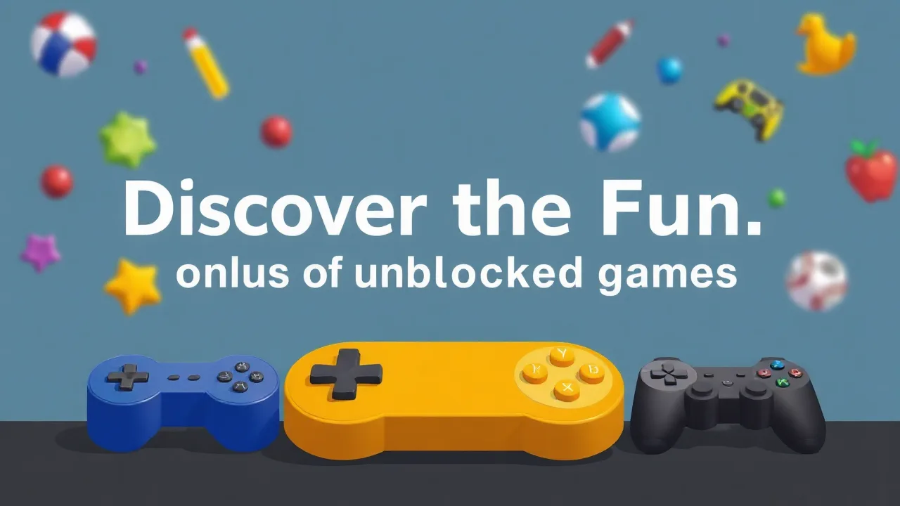 Discover the Fun of online games unblocked games image