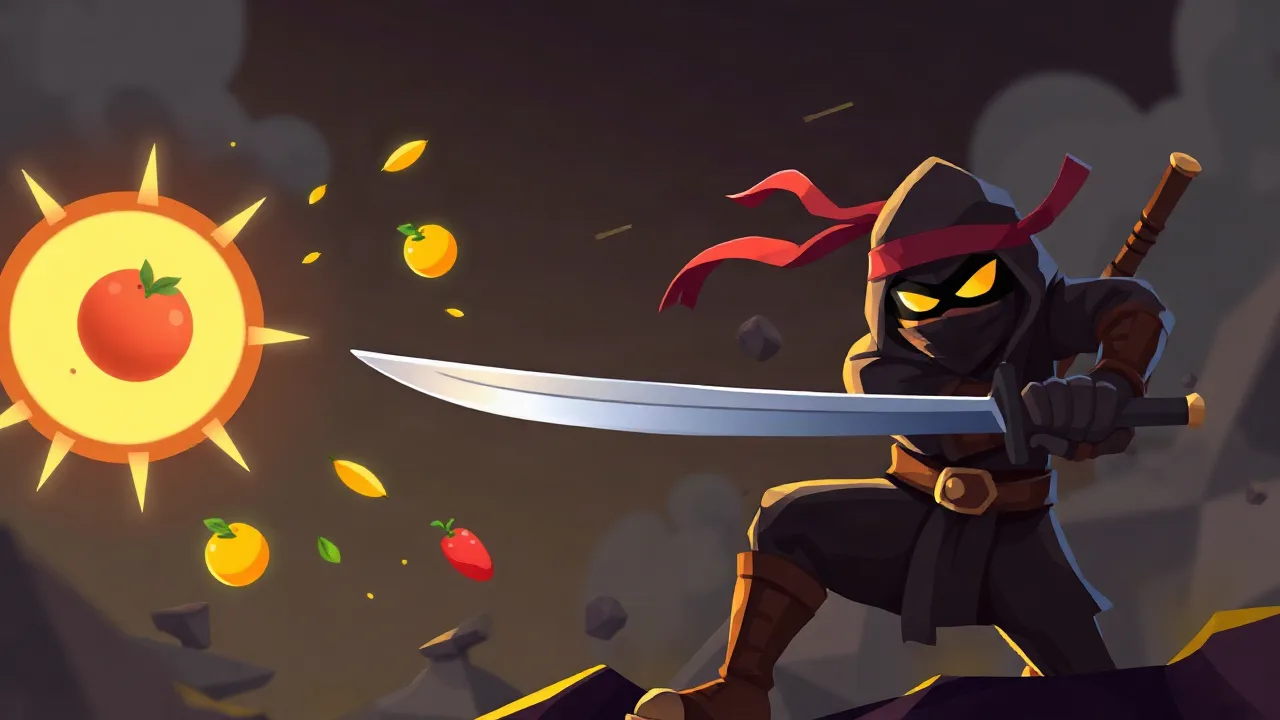 Master the Blade in ninja fruit online image