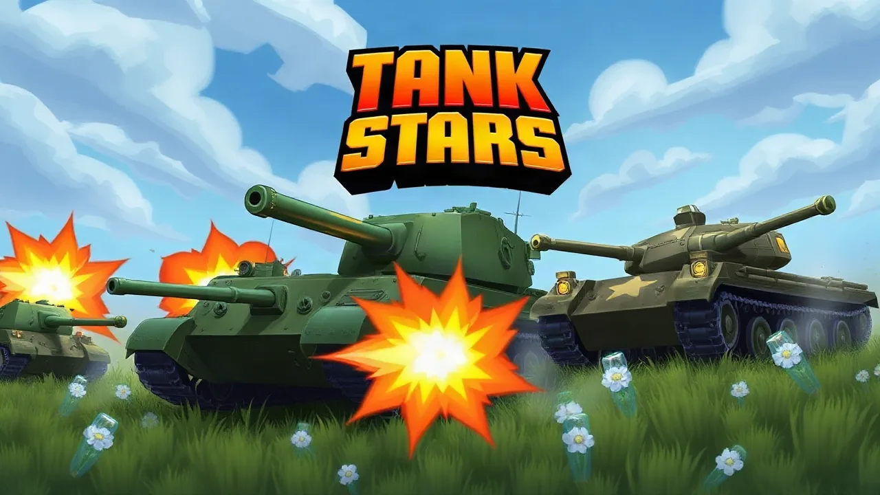 Dominate the Battlefield in tank stars unblocked image