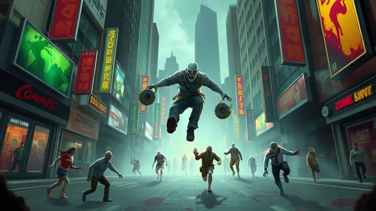 Survive the Horde in Zombie Tsunami Online image