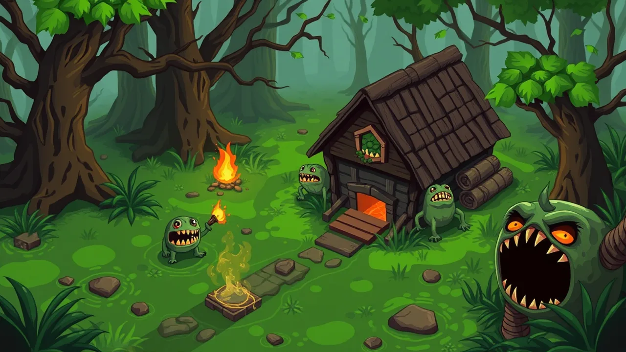 Swamp Attack Unblocked: Arcade Action at Your Fingertips image