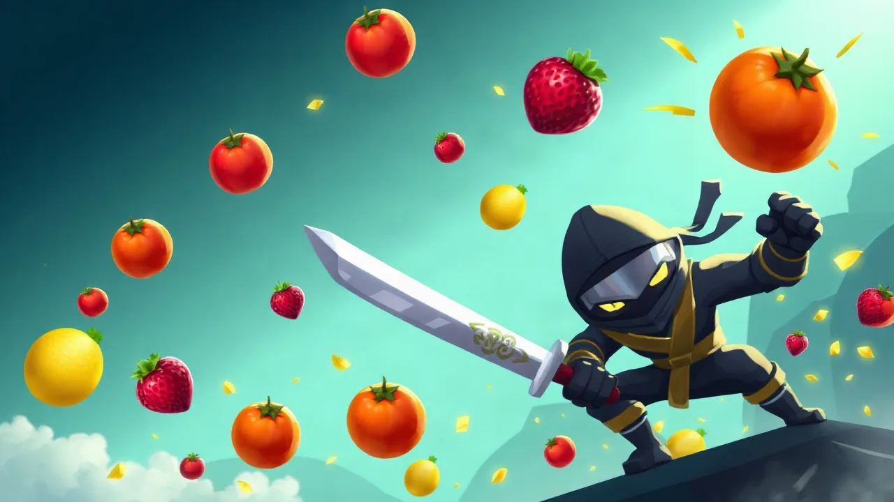 Play fruit ninja online and slash your way to a high score image