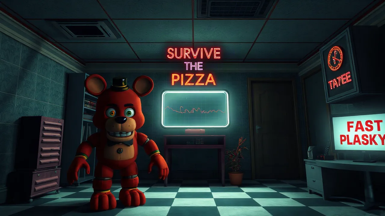 Survive the Night with fnaf unblocked image