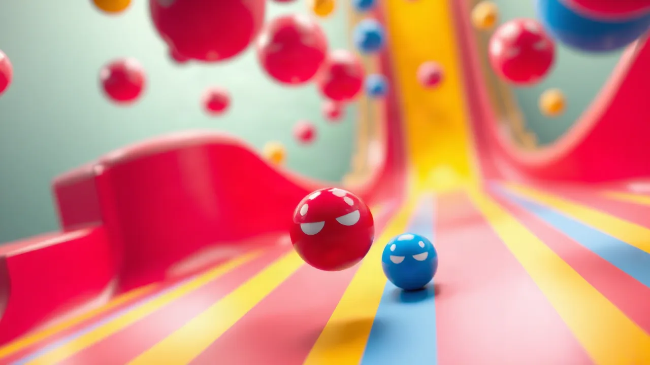 Bouncing Fun Awaits in crazy balls (35 characters) image
