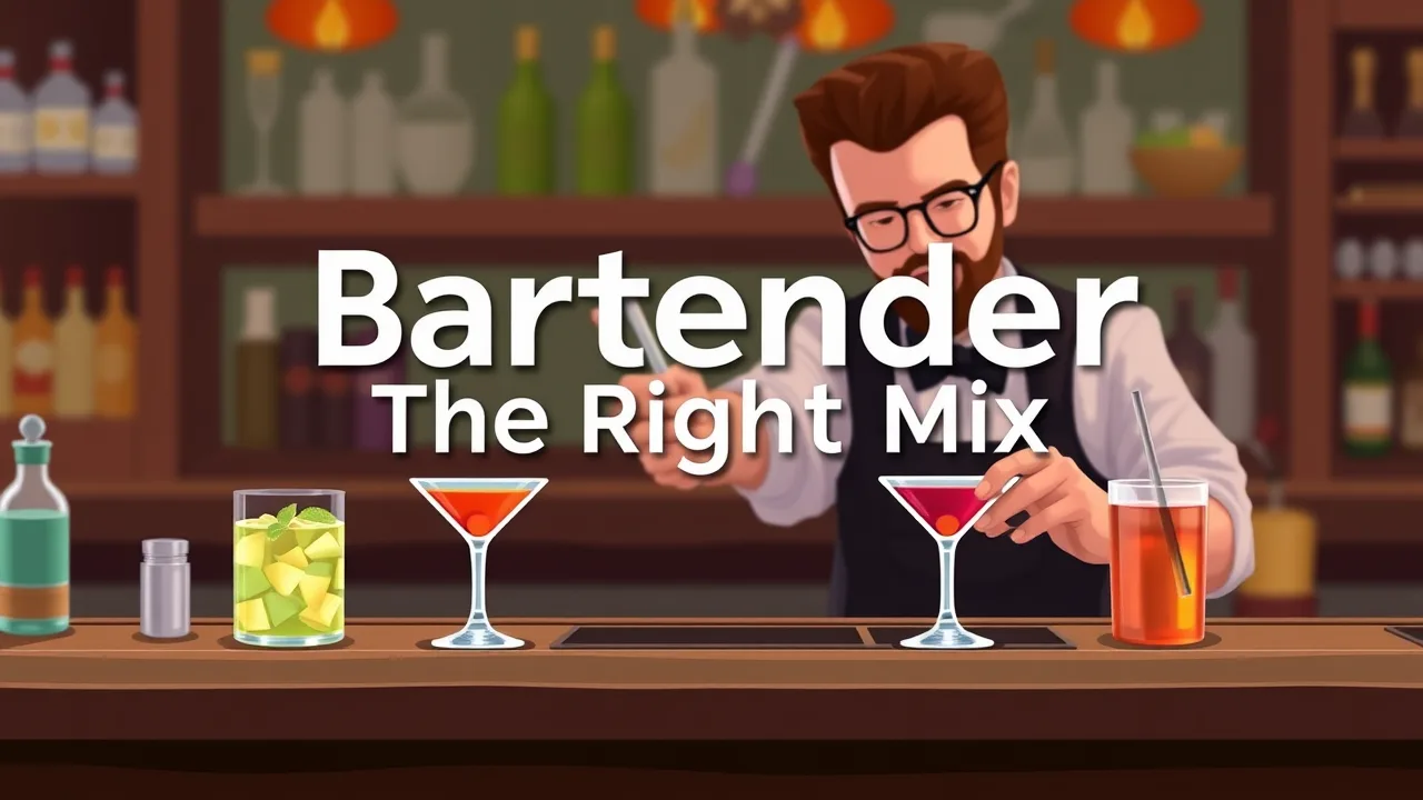 Master the Art of the Perfect Pour with Bartender The Right Mix image