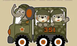 Army Weapon Vehicles Match 3 image