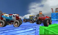 Monster Truck Stunts Sky Driving image