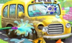 Sweet Baby Girl Messy School Cleaning image