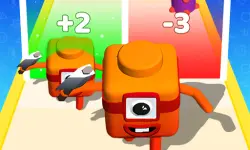 Merge Number Cube 3d Run Game image