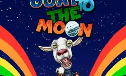 Goat to the moon image