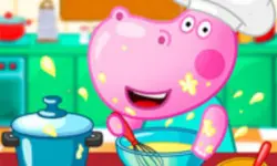 Hippo Cooking School: Game for Girls image