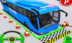 Police Bus Parking- Simulation image