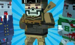 Blocky Shooting Arena 3D Pixel image