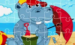 Hippo Jigsaw image