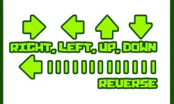 Right, left, up, down, reverse image