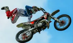 Dirt Bike Stunts Puzzle image