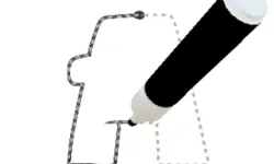 Letter Layout Coloring image