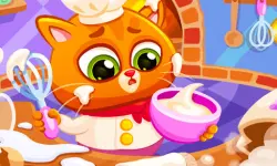 Lovely Virtual Cat At Restaurant image