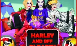 Dress Up Game: Harley and BFF PJ Party image