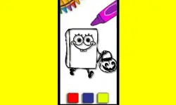 SpobgeBob Halloween Coloring Book image