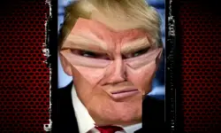 Trump Funny face HTML5 image