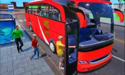 Coach Bus Driving 3D image