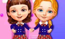 Sweet Baby Girl Cleanup Messy School image