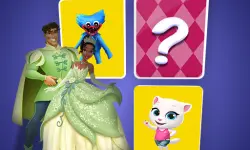 The Princess and the Frog Memory Card Match image