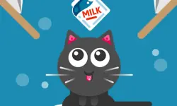 The Cat Drink Milk image
