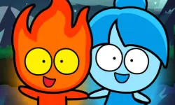 Red boy and Blue girl - Forest Temple Maze image