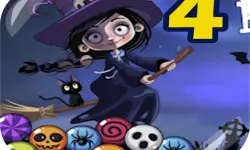 Bubble Shooter Funny Halloween Paper Fold image