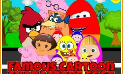 Famous Cartoon Characters Eggs image
