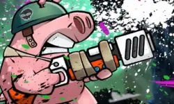 Piggy soldier super adventure image