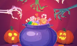 Cute Halloween Monsters Memory image