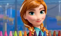 Anna Frozen Coloring image