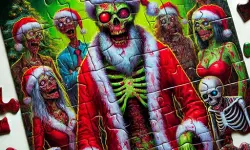 Zombie Christmas Jigsaw: Holiday Fun 4 Horror Fans image