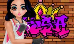 Princess Cool Graffiti image