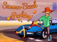 Summer Beach Parking background