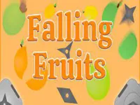 falling fruits touch background