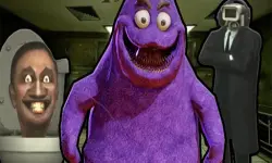 Grimace Shake Escape Skibidi and Cameraman image