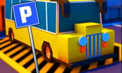 Bus Parkiing 3D image