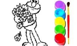 Elmo Coloring Book image