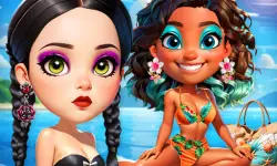 Wave Chic Ocean Fashion Frenzy image