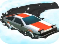 Drift on Snow background