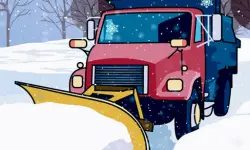 Hidden Snowflakes in Plow Trucks image