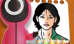 Squid Game Coloring Book image